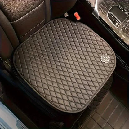 Camellia Flower Breathable Skidproof And Durable Car Seat Cushion