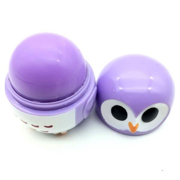 Candy Color Owl Shape Moisturizing Lip Balm