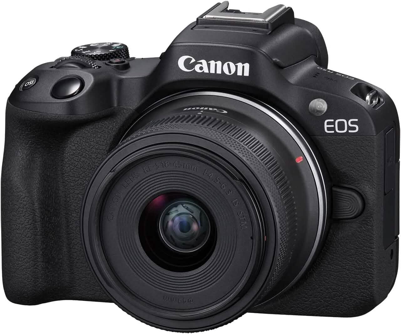 Canon EOS R50 4K Mirrorless Camera with RF-S 18-45mm f/4.5-6.3 IS STM Lens (Open-Box)