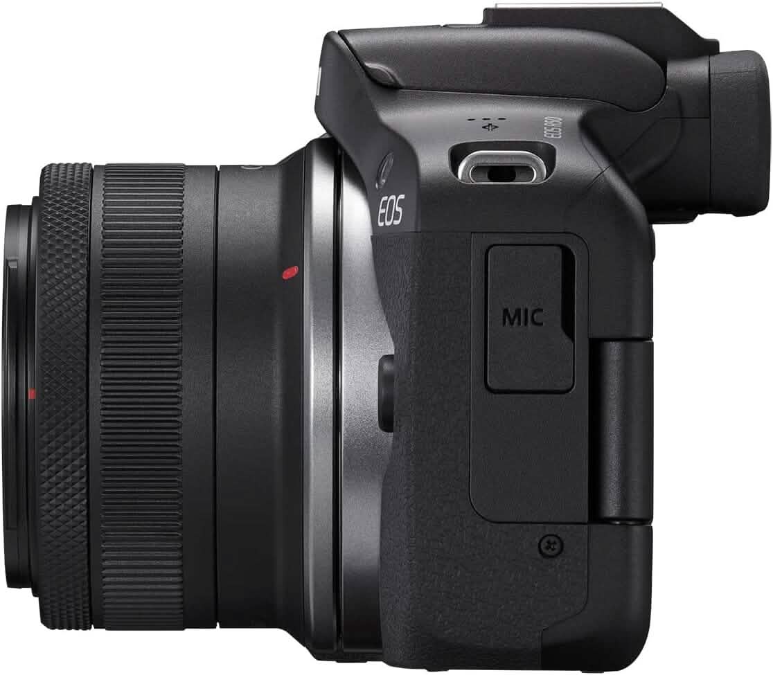 Canon EOS R50 4K Mirrorless Camera with RF-S 18-45mm f/4.5-6.3 IS STM Lens (Open-Box)