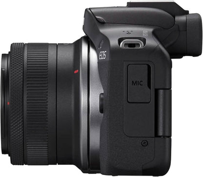Canon EOS R50 4K Mirrorless Camera with RF-S 18-45mm f/4.5-6.3 IS STM Lens (Open-Box)
