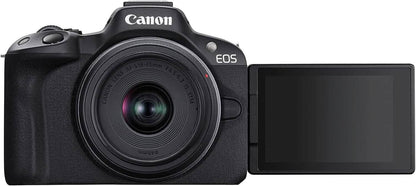Canon EOS R50 4K Mirrorless Camera with RF-S 18-45mm f/4.5-6.3 IS STM Lens (Open-Box)