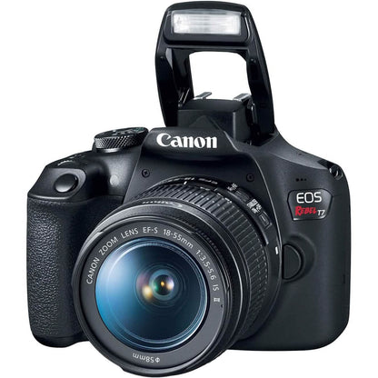 Canon EOS Rebel T7 DSLR Camera with 18-55mm Lens (Refurbished)