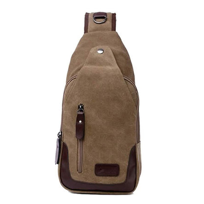 Canvas Shoulder Sling Bag - Assorted Colors