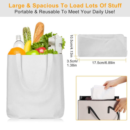 Canvas Tote Bag DIY Craft Eco Tote 100% Cotton Washable Reusable