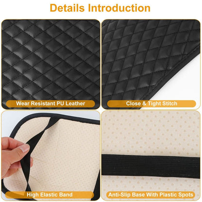 Car Armrest Pad Cover PU Leather Fit for SUV Truck Car