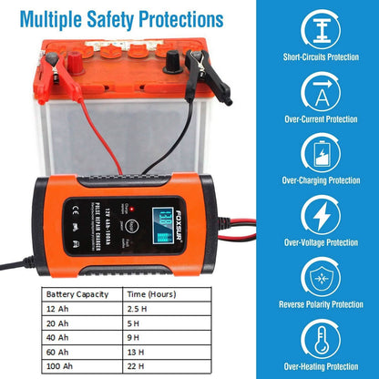 Car Battery Charger 12V 5A Recover Pulse Repair