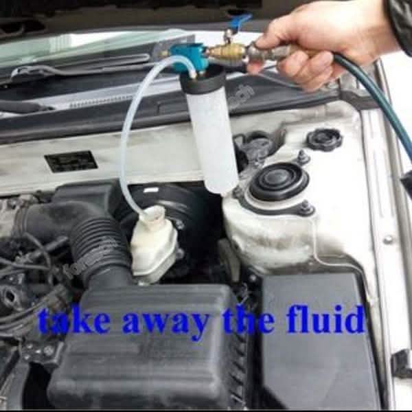 Car Brake System Fluid Bleeder Kit Hydraulic Clutch Oil Exchange One Man Tool