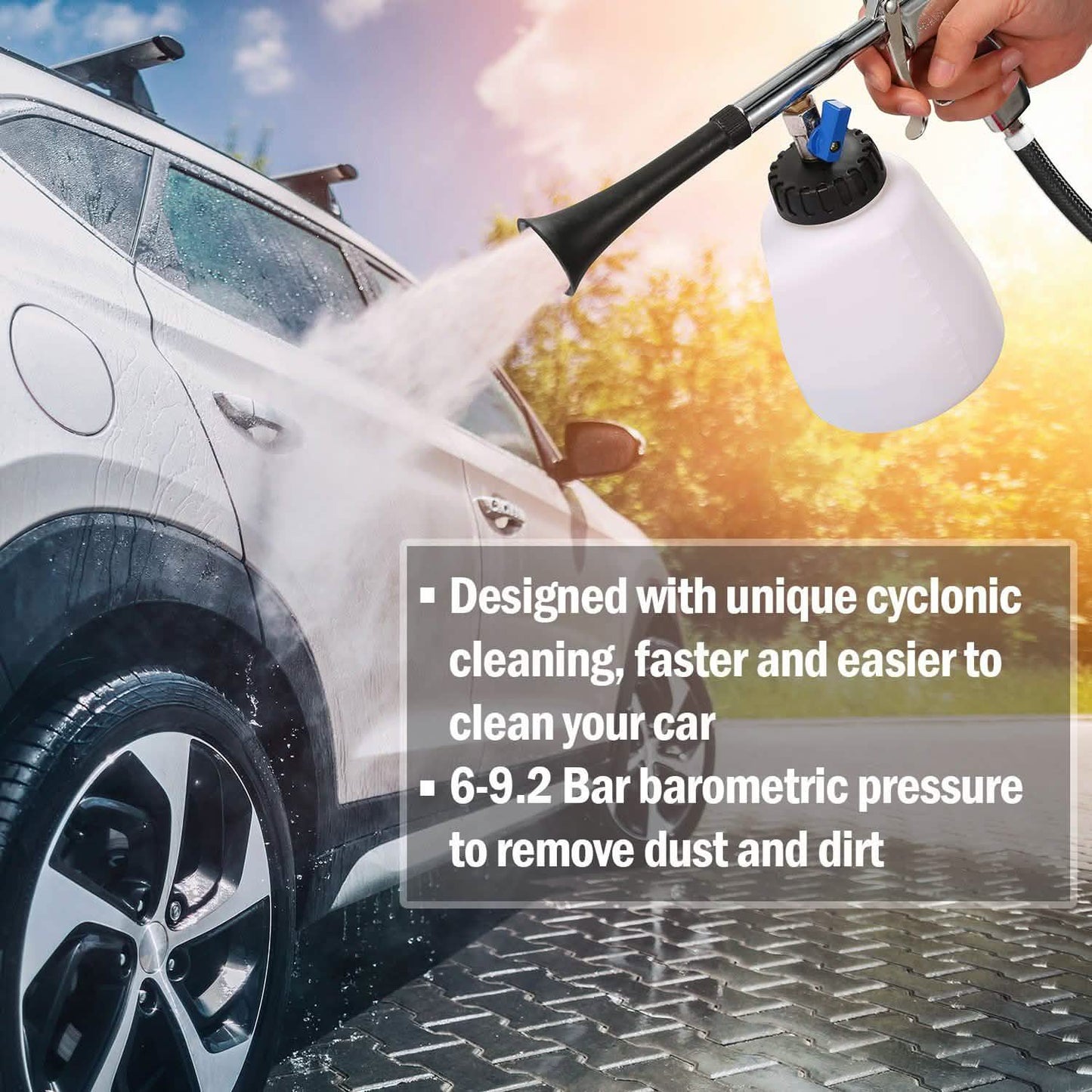 Car Cleaning Gun Air Pulse Tornado Sprayer