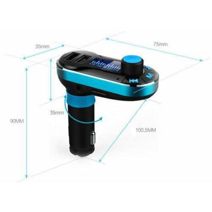 Car FM Transmitter Bluetooth Hands-free LCD MP3 Player Radio Adapter Kit Charger