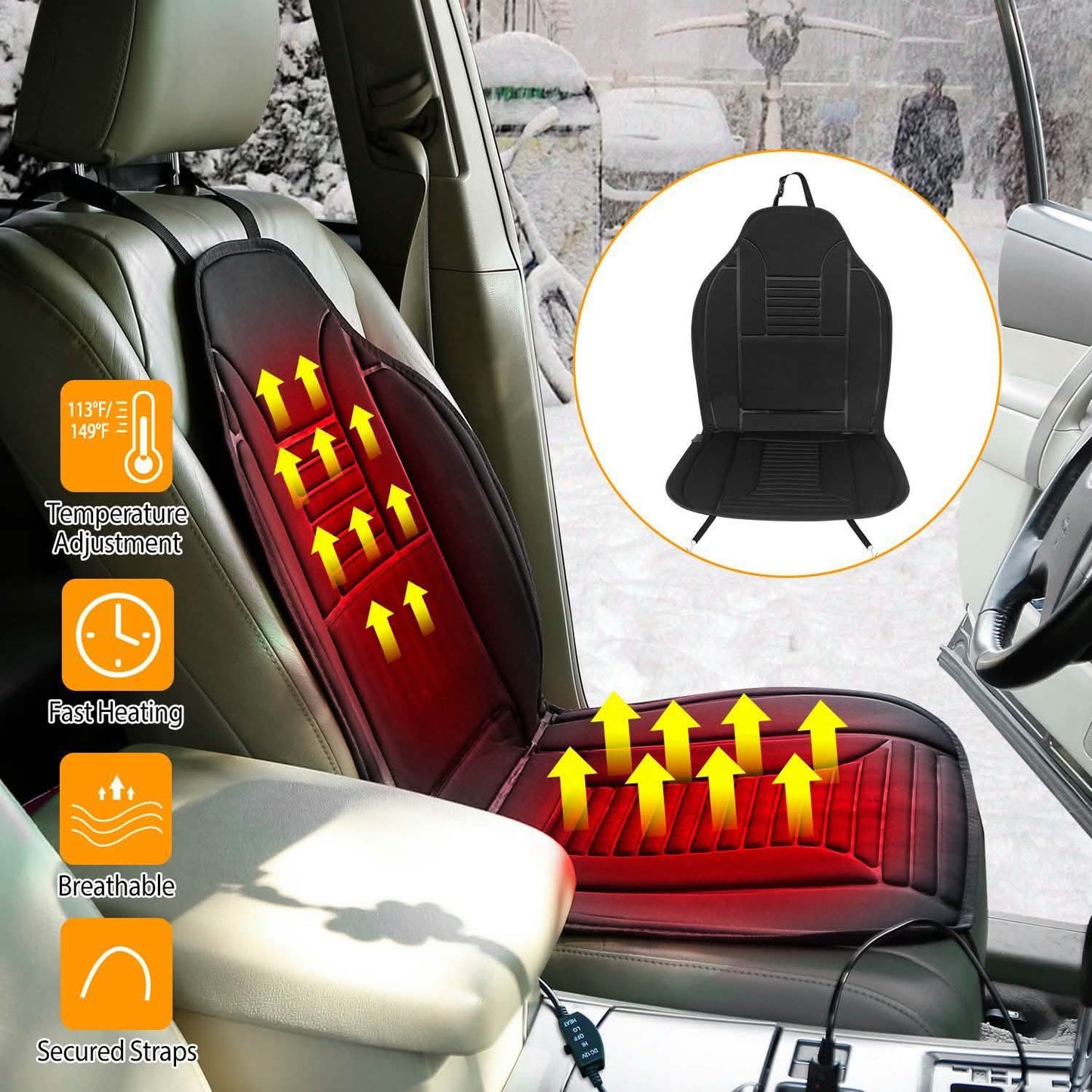 Car Heated Seat Cushion