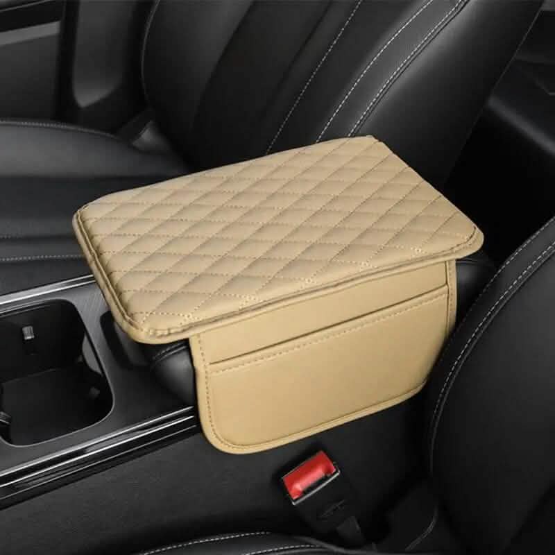 Car Interior Leather Armrest Storage Bag