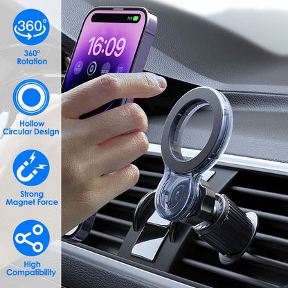 Car Mount Magnetic Phone Holder For Car 360° Rotation