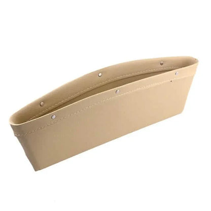 Car Organizer PU Leather Seat Slit Gap Pocket Storage