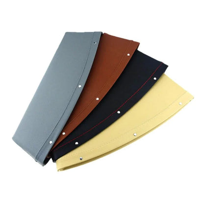 Car Organizer PU Leather Seat Slit Gap Pocket Storage