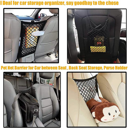 Car Pet Barrier Mesh Organizer