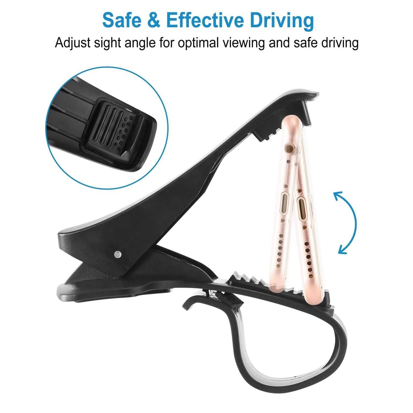 Car Phone Mount Non-Slip Dashboard Phone Holder
