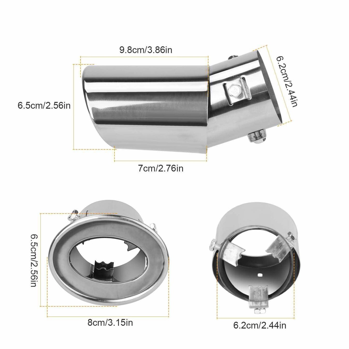 Car Rear Exhaust Pipe Tail Muffler