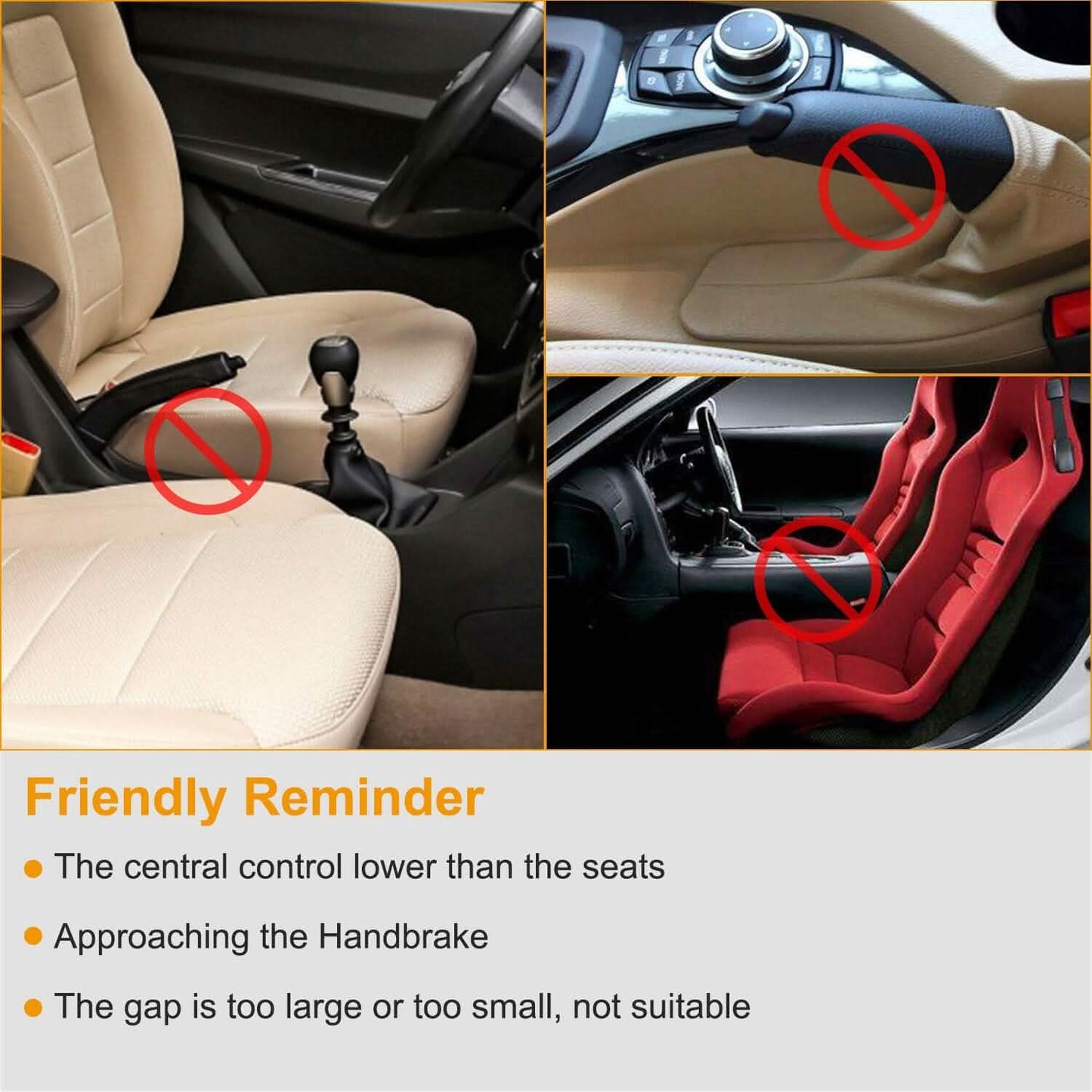 Car Seam Cup Holder Seat Gap Wedge