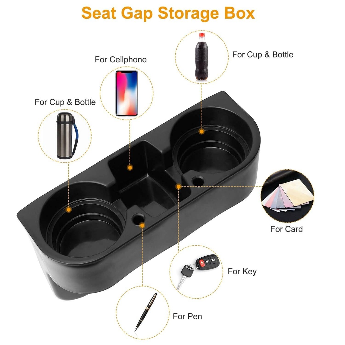 Car Seam Cup Holder Seat Gap Wedge