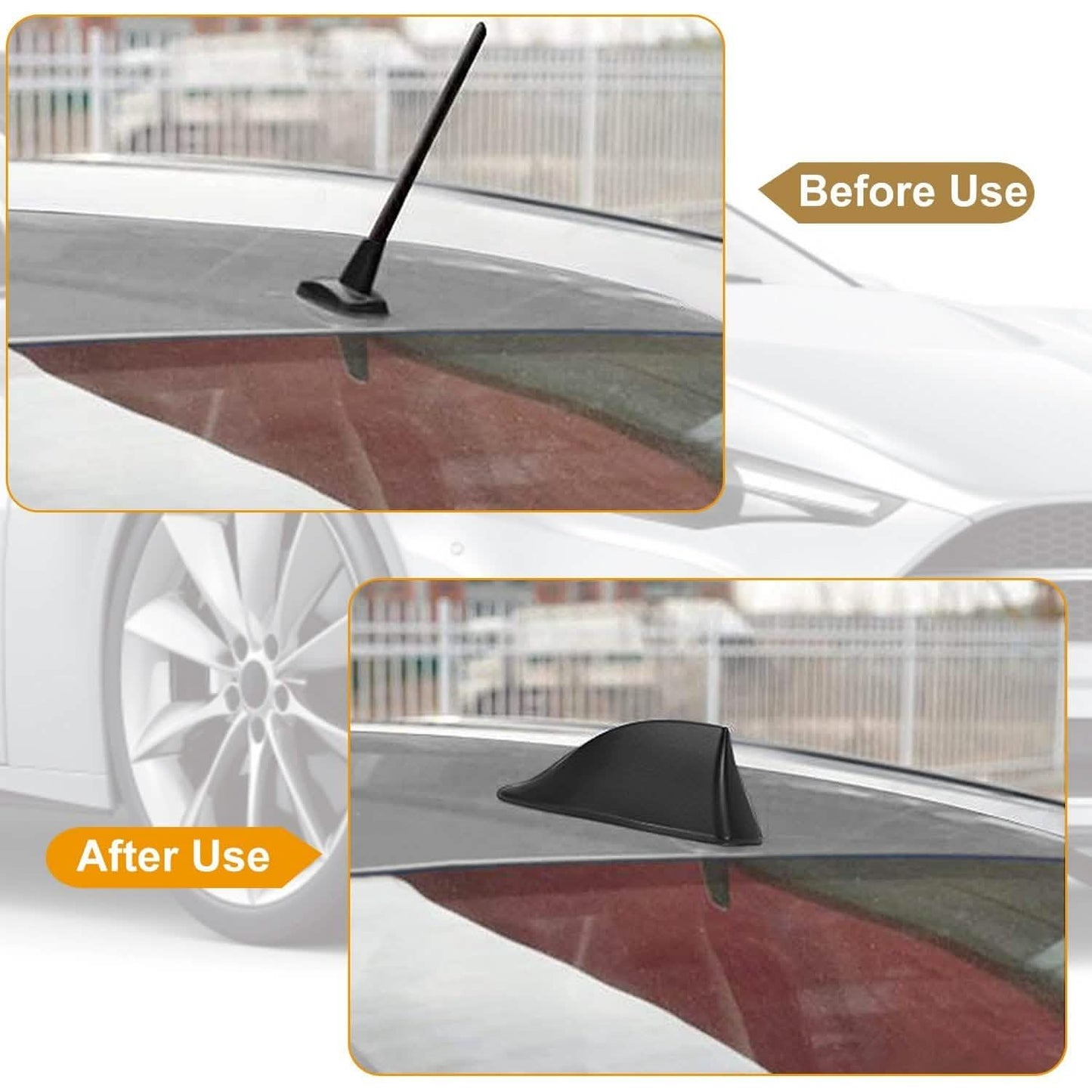 Car Shark Pin Antenna Cover