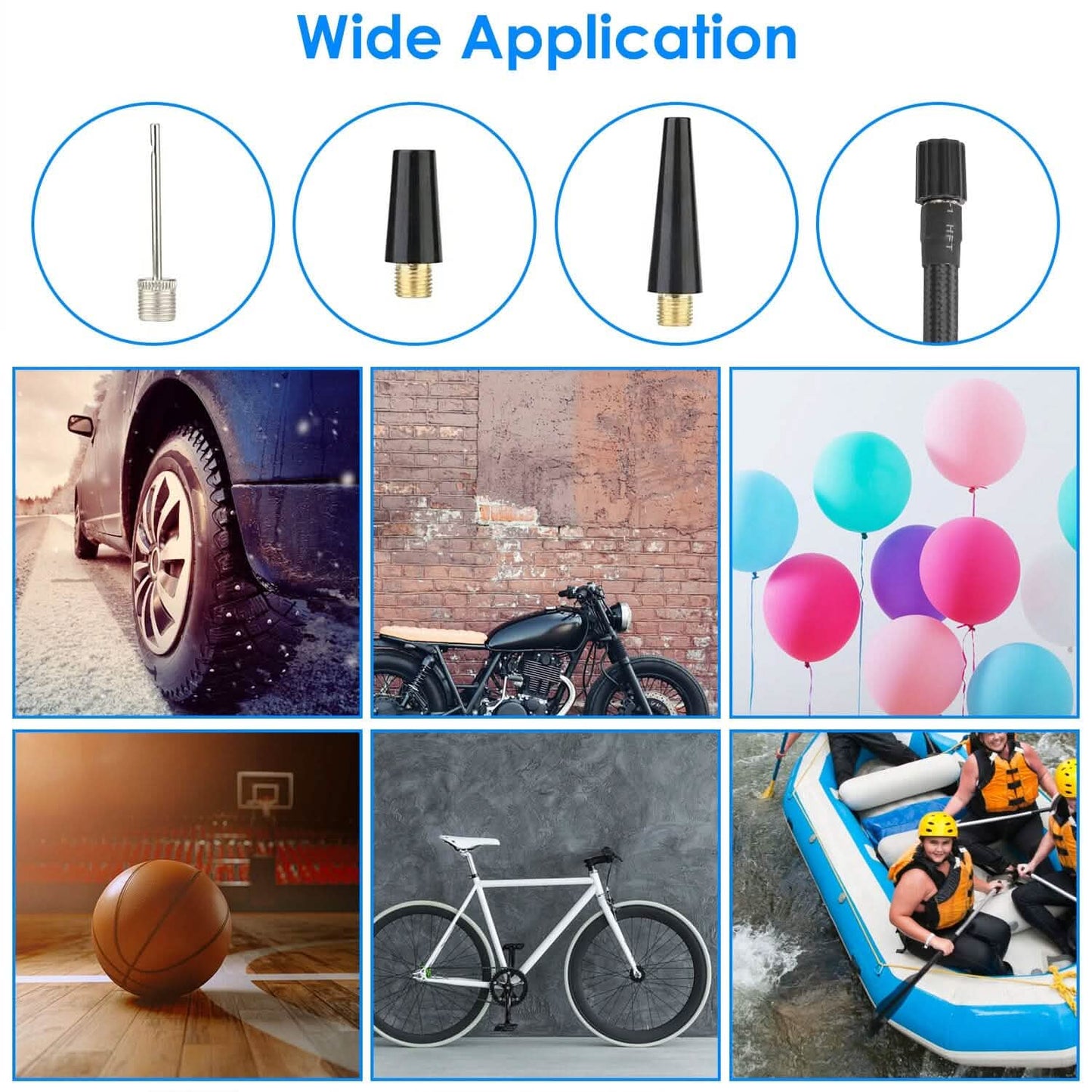Car Tire Inflator Pump Portable 150 PSI with LED Light