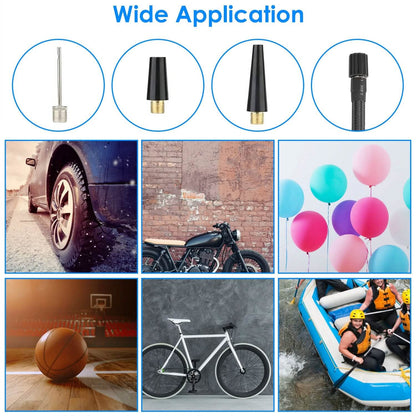 Car Tire Inflator Pump Portable 150 PSI with LED Light