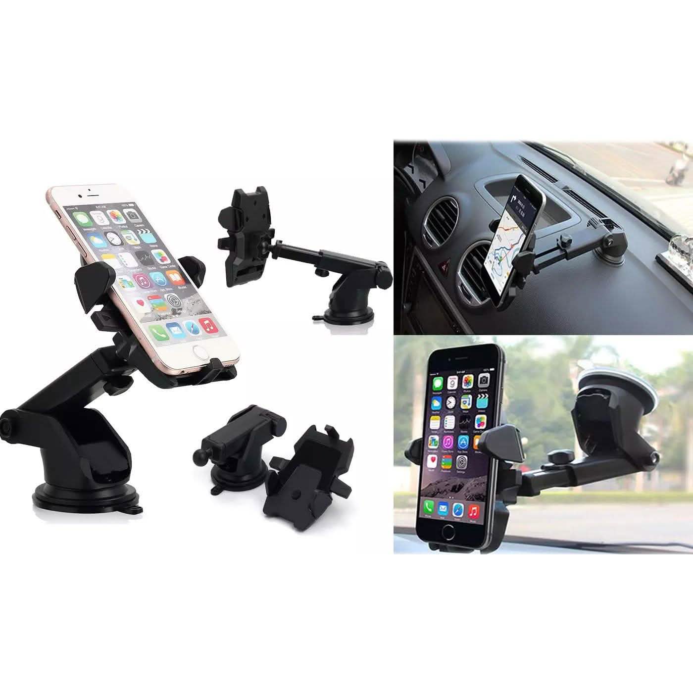 Car Windshield Dash Mount 360 Degree Universal Cell Phone Car Holder Cradle