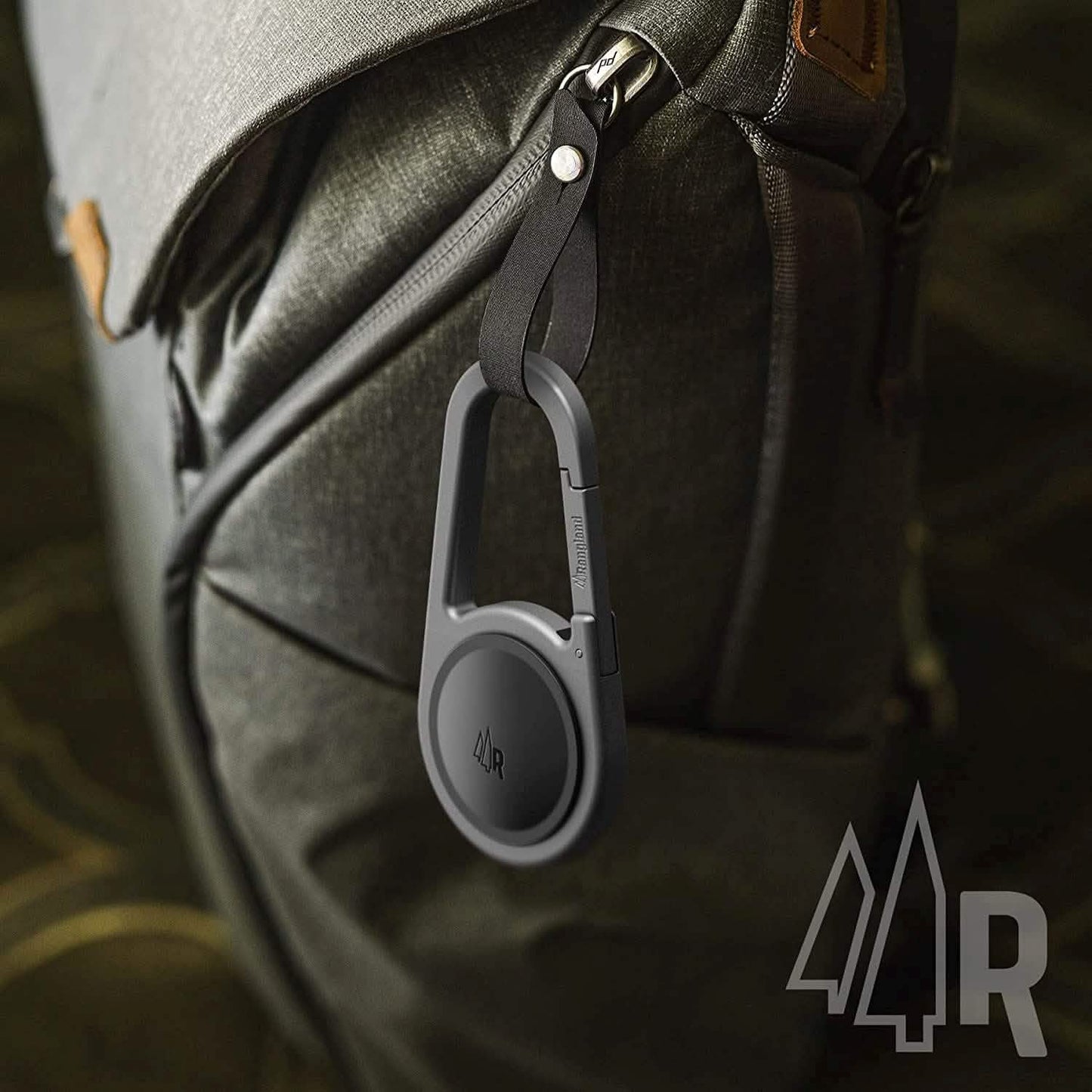 Carabiner AirTag Holder with Keychain