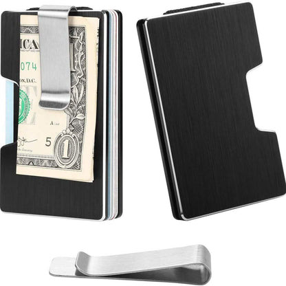 Carbon Fiber Pocket Money Clip Wallet with RIFD Card Blocking