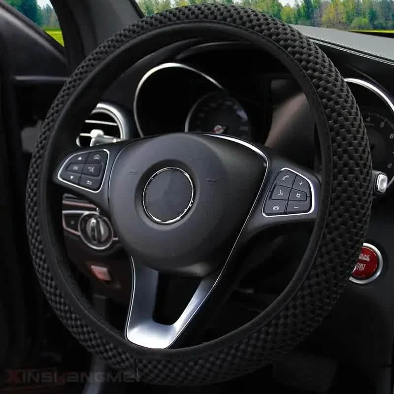 Carbon Fiber Sports Steering Wheel Cover