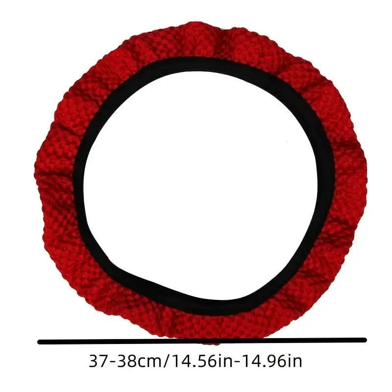 Carbon Fiber Sports Steering Wheel Cover