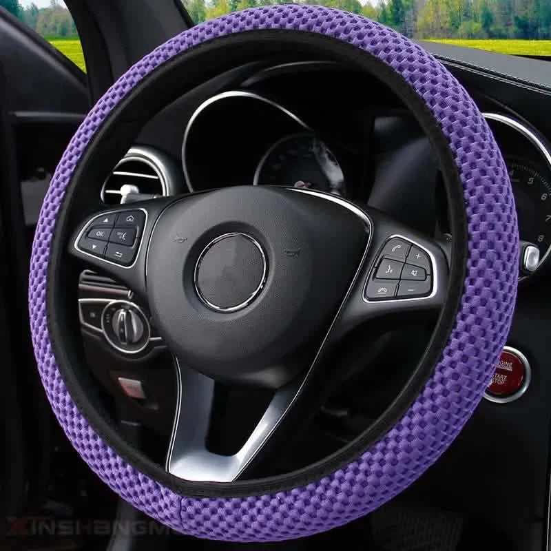Carbon Fiber Sports Steering Wheel Cover