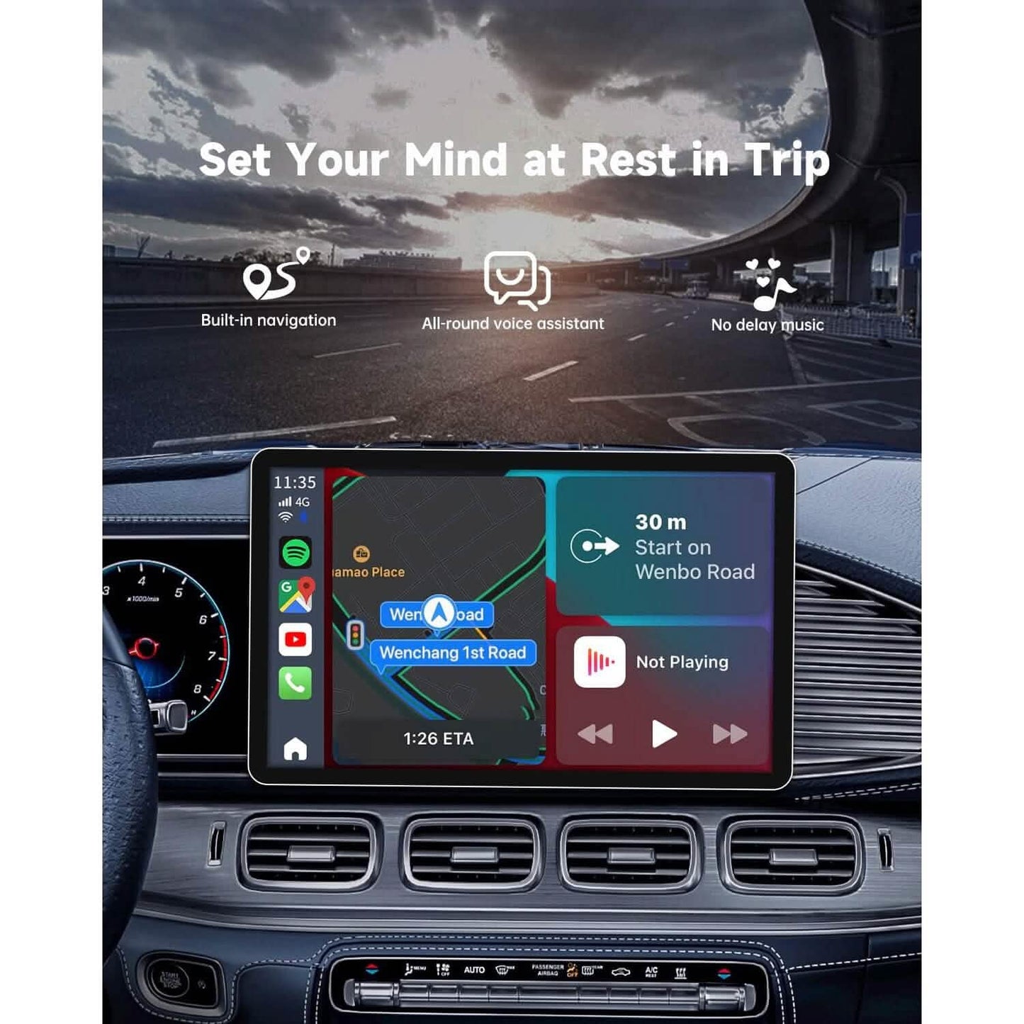 Carlinkit Android 13.0 CarPlay Ai Box Max  (Refurbished)