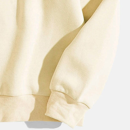 Cartoon Graphic Thermal Lined Oversized Sweatshirt