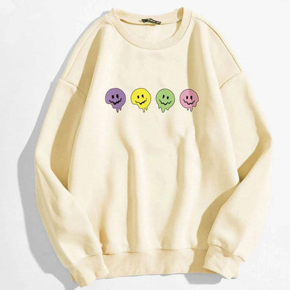 Cartoon Graphic Thermal Lined Sweatshirt