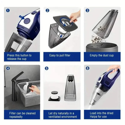 CascadeVac Powerful Cordless Handheld Vacuum Cleaner