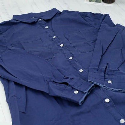 Casual Button Up Denim Shirt