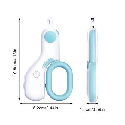 Cat Nail Clipper with LED Light