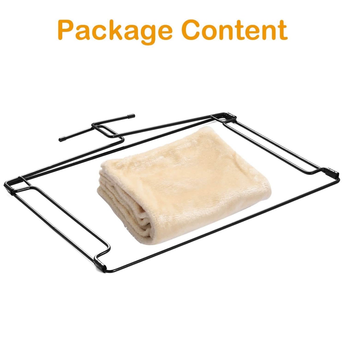 Cat Radiator Bed Pet Hammock Hanging Mat Blanket with Metal Frame