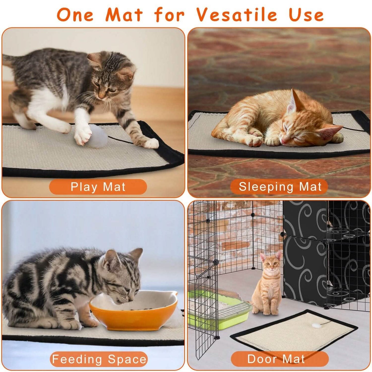 Cat Scratching Pad with 9 Screw Nails