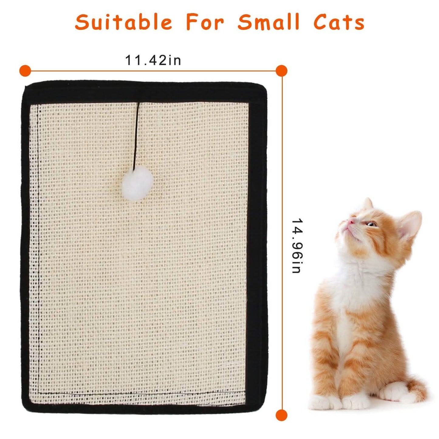 Cat Scratching Pad with 9 Screw Nails