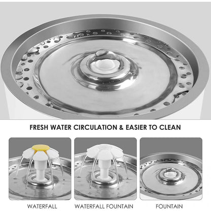 Cat Water Fountain 2.4L Automatic Pet Fountain