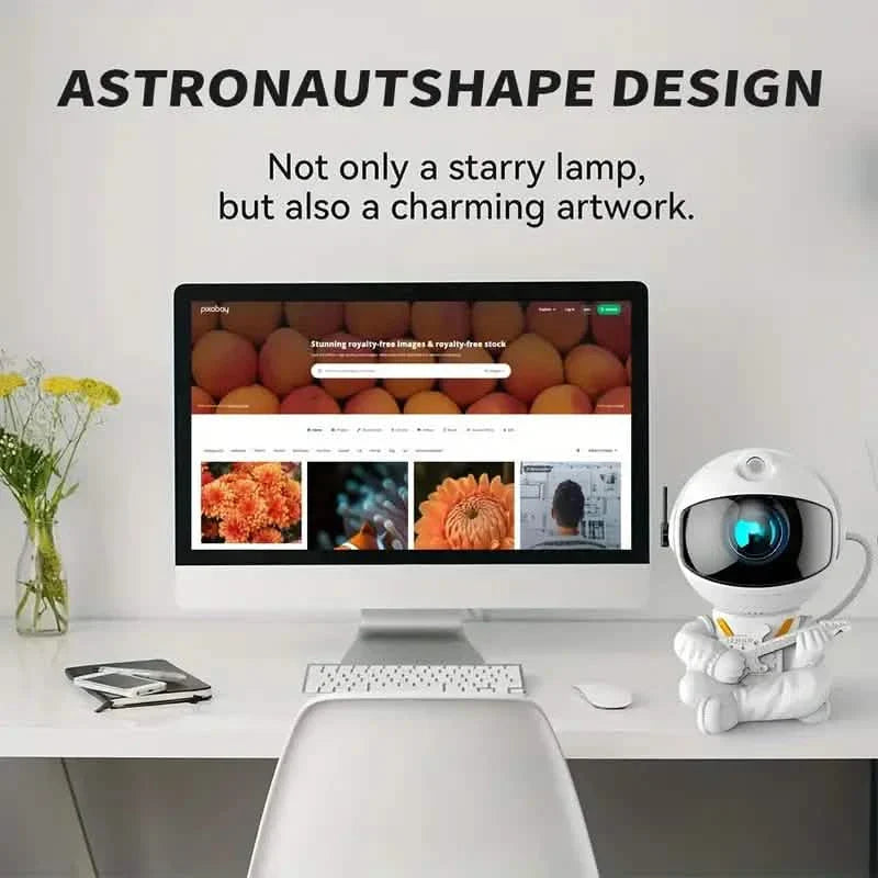 Celestial Star Guitar Night Light Projector - Vibrant LED Nebula Effects