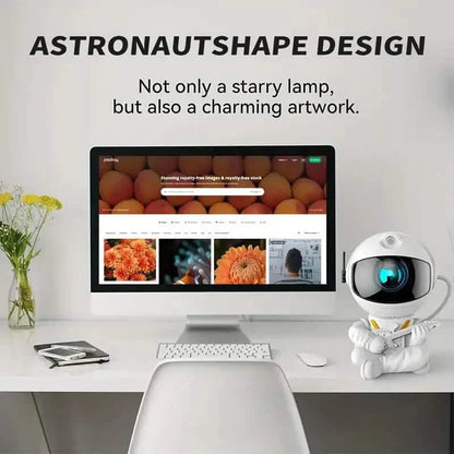 Celestial Star Guitar Night Light Projector - Vibrant LED Nebula Effects