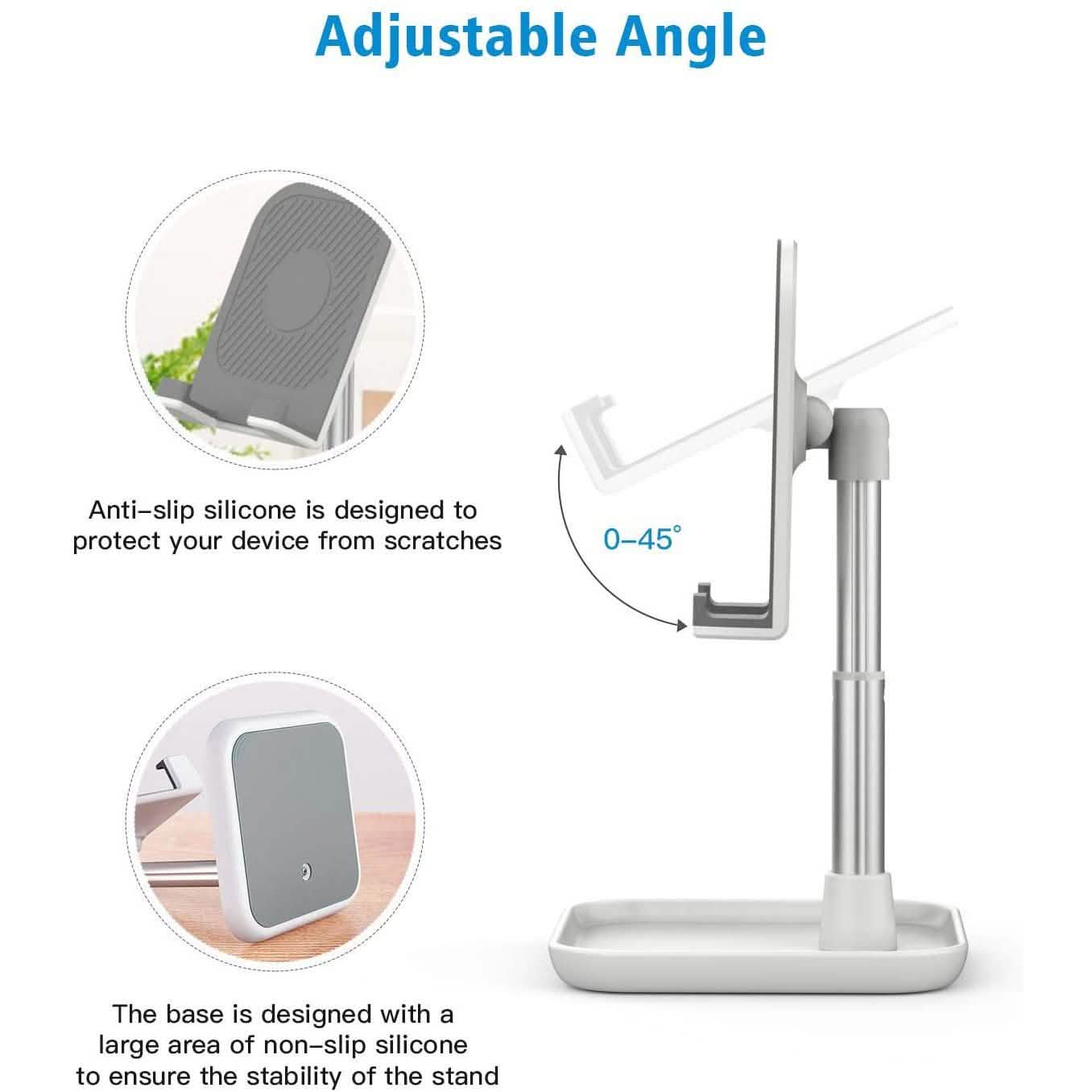 Cell Phone Stand with Anti-Slip Base