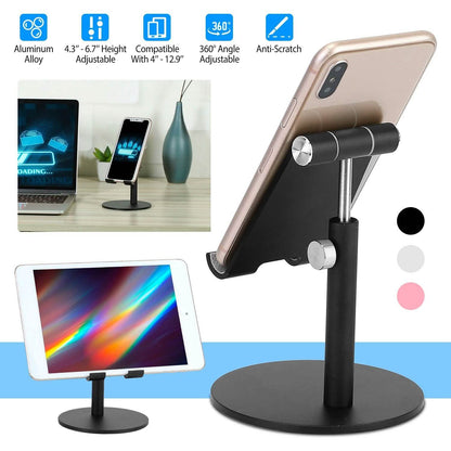 Cellphone Stand Universal No-Slip Aluminum Alloy Thick Case Friendly