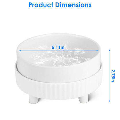 Ceramic Heated Pet Water Bowl Food Warmer