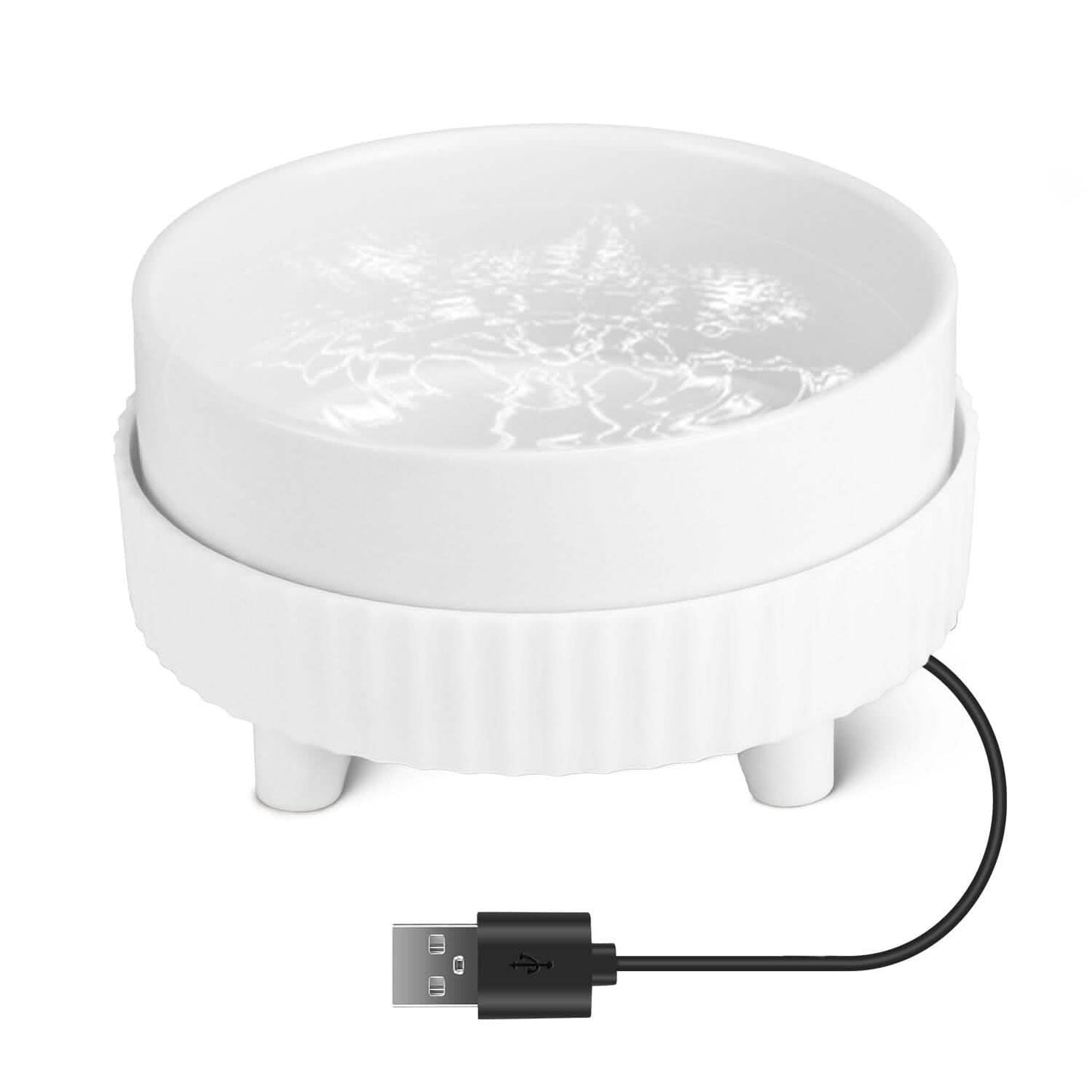 Ceramic Heated Pet Water Bowl Food Warmer