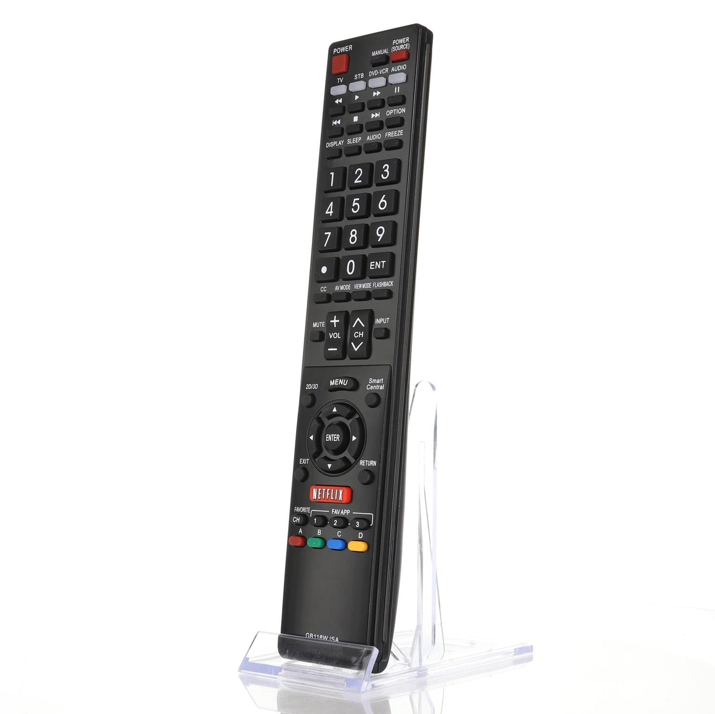 Anderic RRGB118WJSA Replacement Smart TV Remote Control for Sharp RRMCGB118WJSA